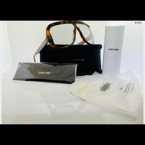 Tom Ford Men's FT0559-56A Porfirio 00mm Havana Sunglasses - Picture 4 of 10